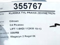 Klika zadní pravá vnější Citroen C4 Picasso I (MPV) (UD_) 2006 - 2015 9675341580