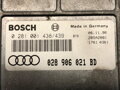 Řídicí jednotka motoru Audi A4 B5 (8D2) 1994 - 2001 0281001438