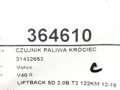 Čidlo paliva nátrubek Volvo V40 Liftback (525, 526) 2012 - 2022 31432653