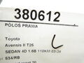 Poloosa pravá Toyota Avensis Sedan (_T25_) 2003 - 2008