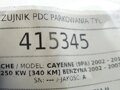 Parkovací senzor parkování zadní Porsche Cayenne (9PA) 2002 - 2010 1U0919275