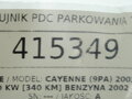 Parkovací senzor parkování zadní Porsche Cayenne (9PA) 2002 - 2010 1J0919275