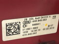 Světlo zadní levé vnitřní Audi A8 D4 (4H2, 4H8, 4HC, 4HL) 2009 - 2018 4H0945093