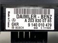 Panel ovládání ventilace Mercedes-benz Class C Coupe (CL203) 2001 - 2011 A2038300785