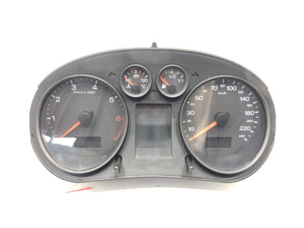 Tachometr budíky Audi A2 (8Z0) 2000 - 2005 8Z0920900AX