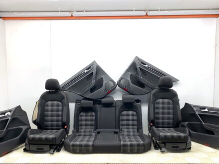 Sedadla lavice / sedačka tapecírungy sada VW Golf VII (5G1, BQ1, BE1, BE2) 2012 - 2022