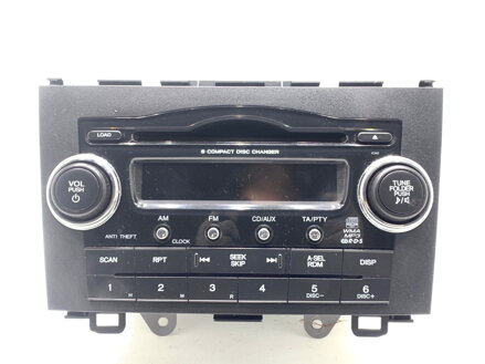 Rádio Honda Cr-v III (RE_) 2006 - 2022 39100-SWA-G202-M1