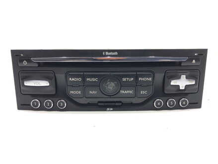 Rádio Peugeot 807 (EB_) 2002 - 2022 96775475XT