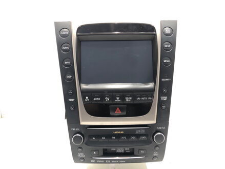 Rádio navigace Lexus GS (_S19_) 2005 - 2012 86111-30550 86120-30A90
