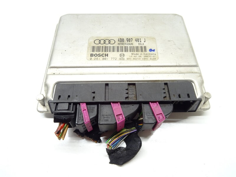 Řídicí jednotka motoru Audi A6 C5 Avant (4B5) 1997 - 2005 4B0907401J 0281001772