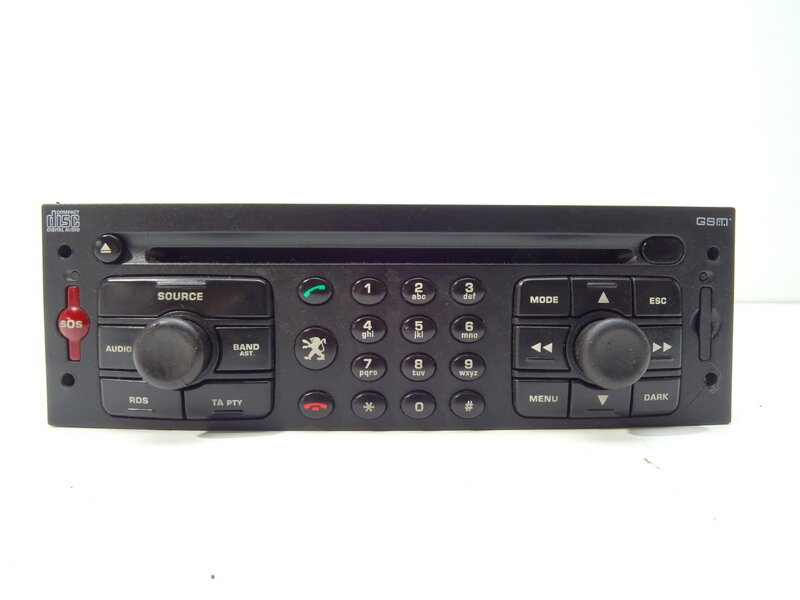 Rádio Peugeot 307 SW (3H) 2002 - 2009 96556952XT