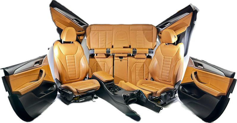 Sedadla lavice / sedačka tapecírungy tunel sada BMW X3 (G01, F97) 2017 - 2022