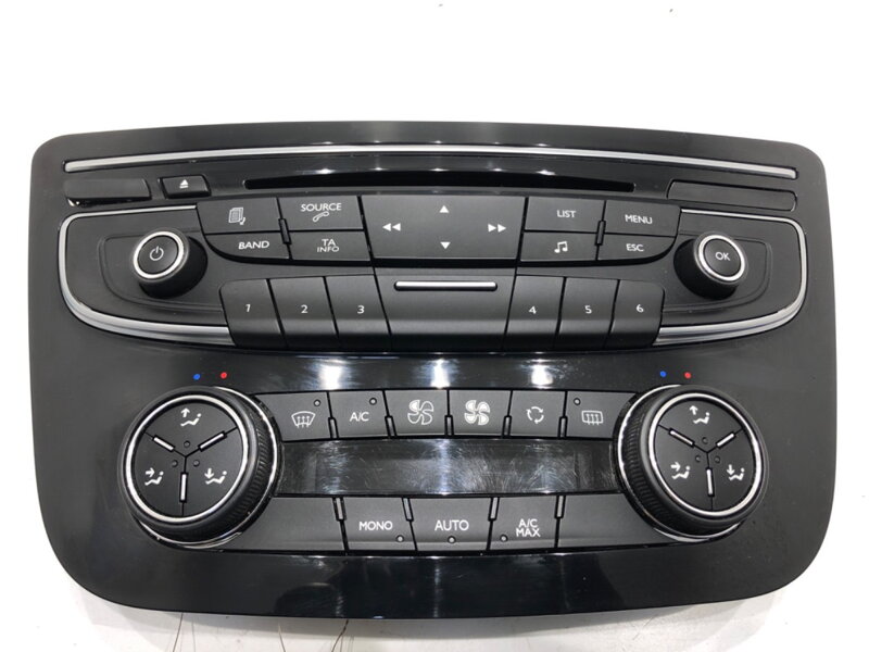 Panel ovládání ventilace Peugeot 508 I (8D_) 2010 - 2018