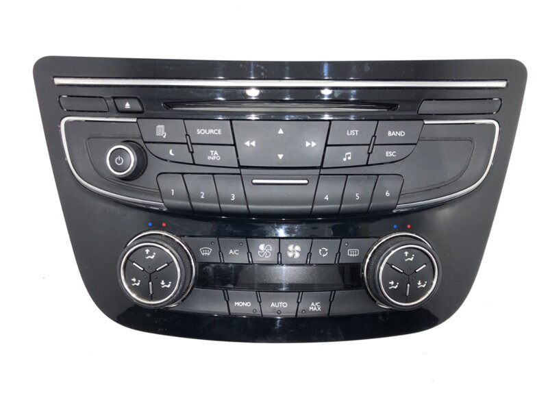 Panel ovládání ventilace Peugeot 508 SW I (8E_) 2010 - 2018