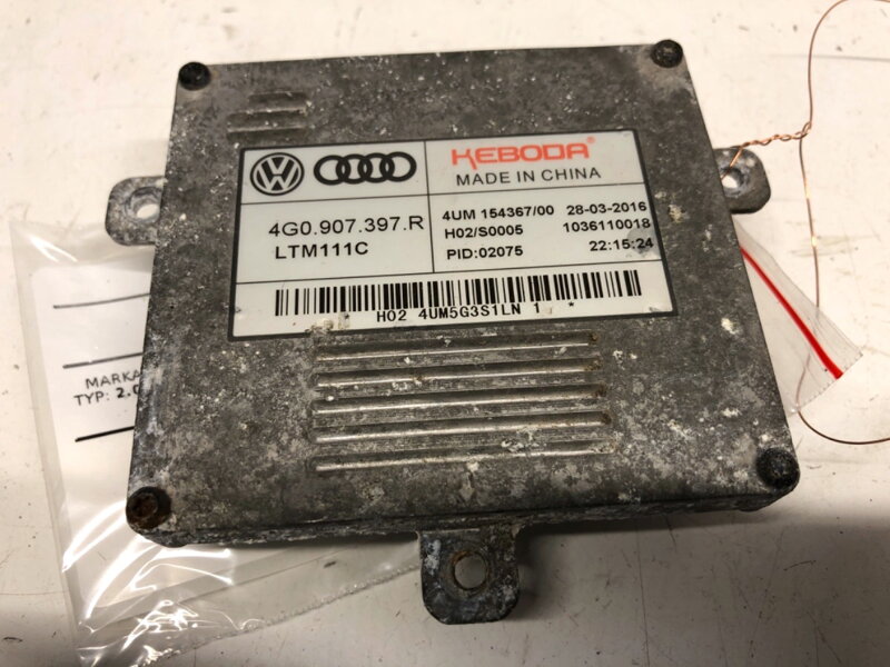 Řídicí jednotka xenon Audi A3 Limousine (8VS, 8VM) 2013 - 2022 4G0907397R