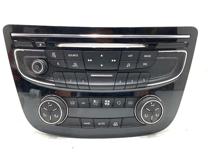 Panel ovládání ventilace Peugeot 508 SW I (8E_) 2010 - 2018