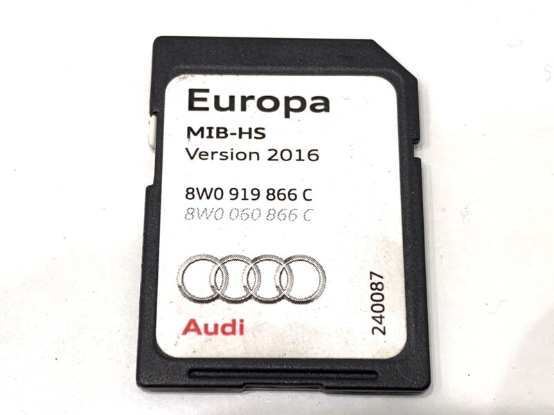 Karta navigace SD Audi A4 B9 Avant (8W5, 8WD) 2015 - 2025