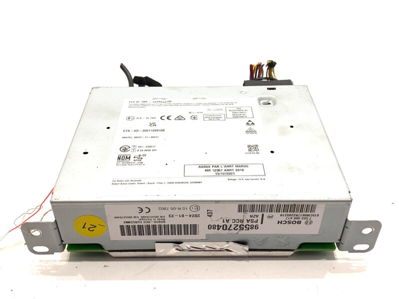 Rádio Toyota Proace City Verso (MPV) 2019 - 2022 9855270480