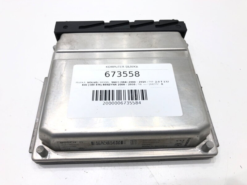 Řídicí jednotka motoru Volvo S60 I (384) 2000 - 2010 0261207666