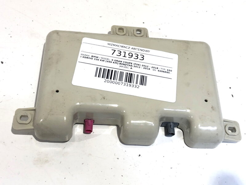 Zesilovač anténní BMW 6 Gran Coupe (F06) 2012 - 2018 9206865